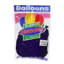 Globo rumatex standard r-12 violeta x 50