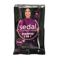 Champú sedal sobre negros luminoso