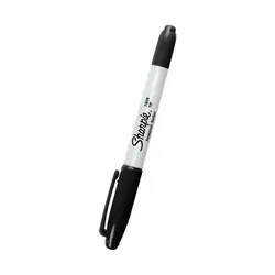 Marcador sharpie doble punta negro