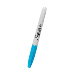 Marcador sharpie turquesa