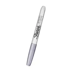 Marcador sharpie metalizado plata