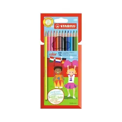 Colores largos stabilo x 12