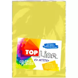 Fomi top line liso 1/8 amarillo canario x 10