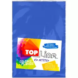 Fomi top line liso 1/8 azul x 10