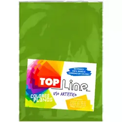 Fomi top line liso 1/8 verde limón 10 und