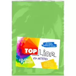 Fomi top line liso 1/8 verde pistache x 10