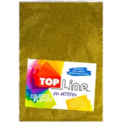 Fomi top line escarchado 1/8 oro x 10