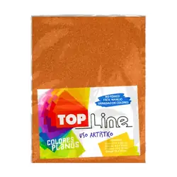 Fomi top line escarchado carta naranja x 10