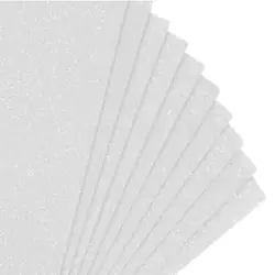 Fomi top line escarchado pliego blanco x 10