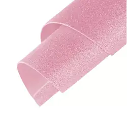 Fomi top line escarchado pliego rosado