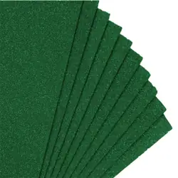 Fomi top line escarchado pliego verde x 10