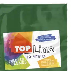 Fomi top line liso 4 cartas verde 10 und