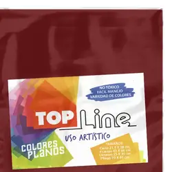 Fomi top line liso 4 cartas vino x 10