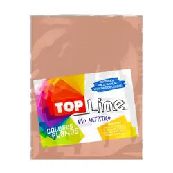 Fomi top line liso carta durazno x 10