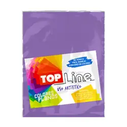 Fomi top line liso carta lila x 10