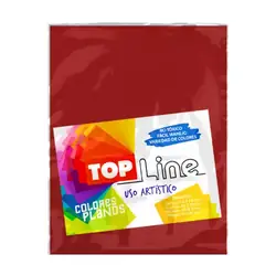 Fomi top line liso carta rojo 10 und