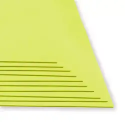 Fomi top line liso pliego amarillo mango x 10