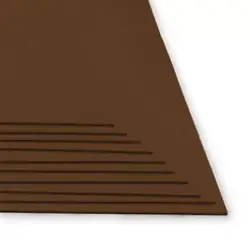 Fomi top line liso pliego café claro 10 und