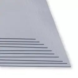 Fomi top line liso pliego gris x 10