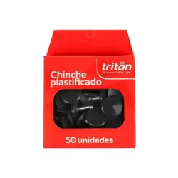 Chinche triton plástico negro 50 und