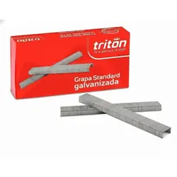 Gancho cosedora triton galvanizado estándar x 5000