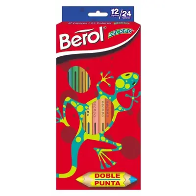 Colores recreo doble punta 12 und