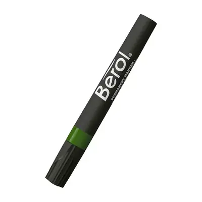 Marcador berol permanente verde