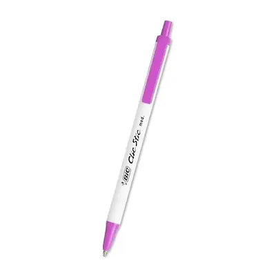 Bolígrafo bic clic stic fucsia
