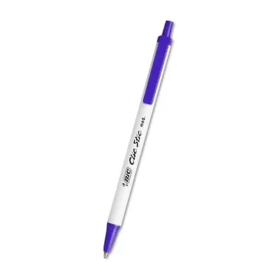 Bolígrafo bic clic stic morado