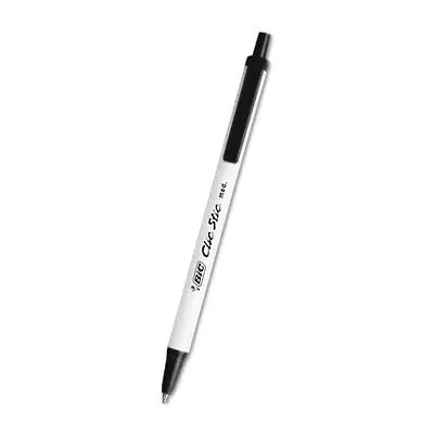 Bolígrafo bic clic stic negro
