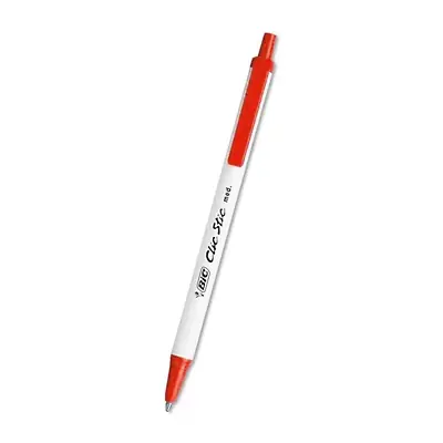 Bolígrafo bic clic stic rojo