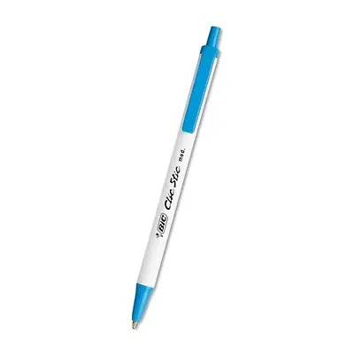 Bolígrafo bic clic stic turquesa