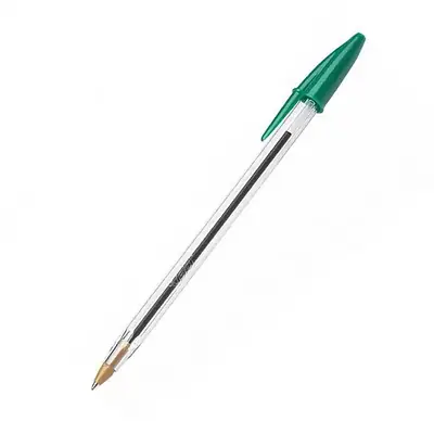 Bolígrafo bic cristal verde