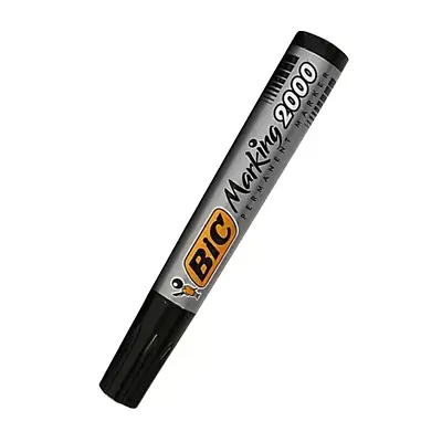 Marcador bic permanente negro