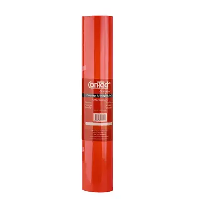 Rollo adhesivo contact 20mts rojo