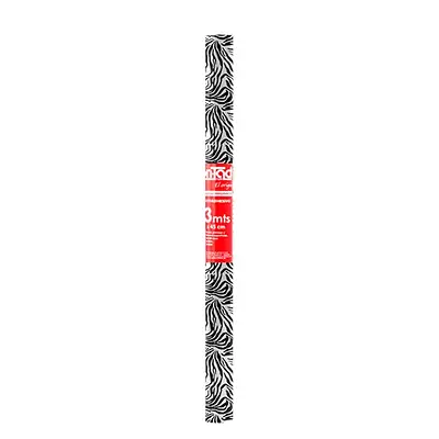 Rollo adhesivo contact estampado 3mts zebra