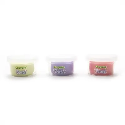 Masa y plastilina perlada crayola aromas x 3