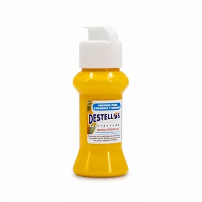 Pintura acrílica destellos 60cc amarillo primario