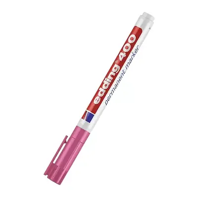 Marcador edding permanente 400 rosado
