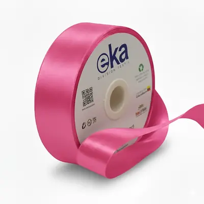 Cinta satinada eka 35mm rosa infra