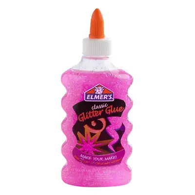 Pegante liquido escarchado elmers rosado
