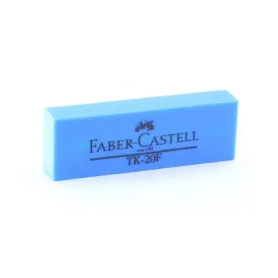Borrador faber castell fluorescente tk-20f azul