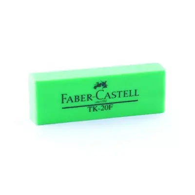 Borrador faber castell fluorescente tk-20f verde