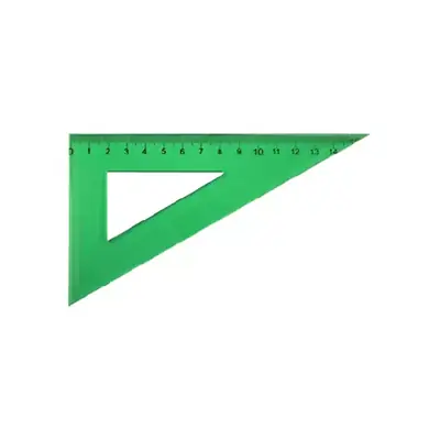 Escuadra faber castell 60º 16cm