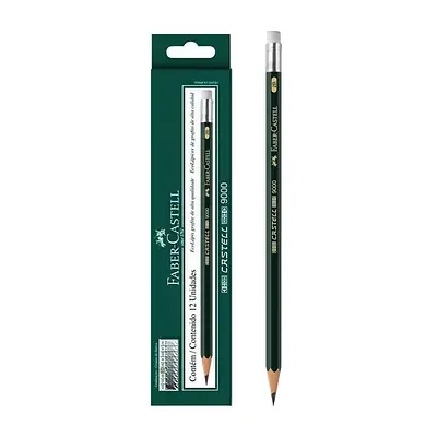 Lápiz dibujo faber castell 2b x 12