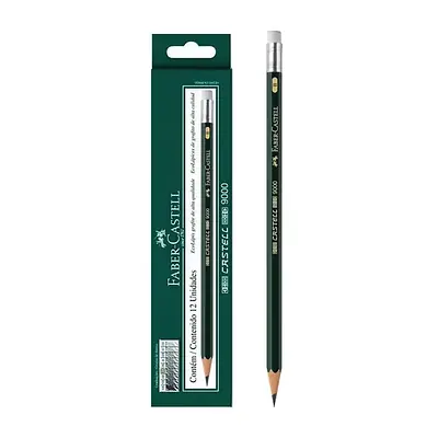 Lápiz dibujo faber castell b x 12