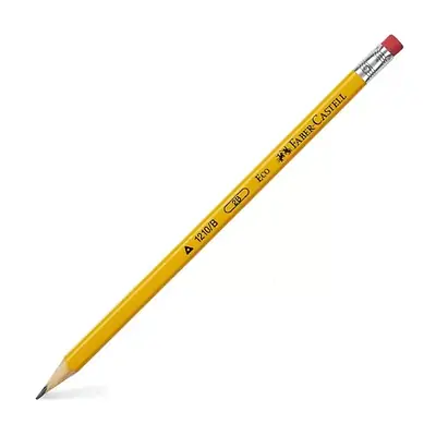 Lápiz eco faber castell triangular negro