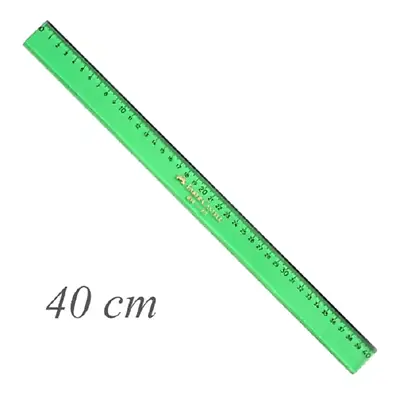 Regla faber castell plástica clásica 40cm