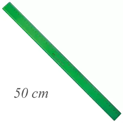 Regla faber castell plástica clásica 50cm