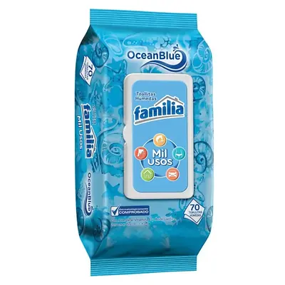 Toallitas húmedas familia mil usos x 70